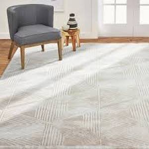 lot 48 image: Bazaar Zen Cream 8 ft. x 10 ft. Abstract Area Rug