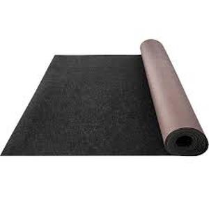 lot 50 image: VEVOR Boat Carpet 6 ft. W x 29.5 ft. L Waterproof Indoor Outdoor Carpet, Black