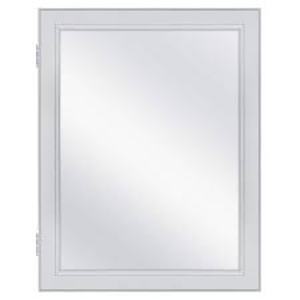 lot 21 image: Glacier Bay 15.12 in. W x 19.25 in. H Rectangular Gray Framed Surface Mount or Recessed Medicine Cabinet with Mirror