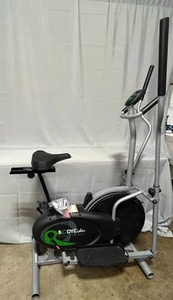 lot 2 image: Stationary Body Rider Dual Trainer Exercise EllipticalBike