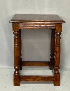 lot 33 image: Wooden End Table