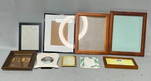 lot 69 image: Lot of Various Shapes & Sizes of Picture Frames