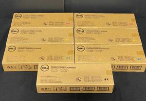 lot 92 image: Dell Series C3760nC3760dnC3765dnf Toner Cartridges (7) - Variety of Colors