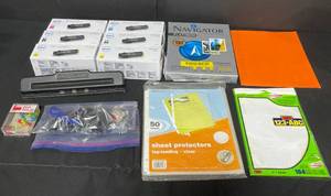 lot 93 image: Dell Toner Cartridges H825S2825 Series - Variety of Colors (6) and Other Various Home Office Supplies