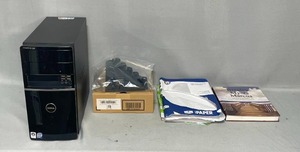 lot 142 image: Dell Vostro 220 Computer Tower with Printing Paper and Accessories