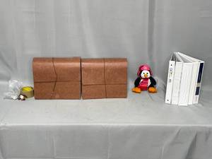 lot 144 image: Organizing Folders  Binders  Tap  Mini Stuffed Penguin