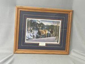 lot 16 image: Morning View by Kim Norlien Double Matted Framed Print