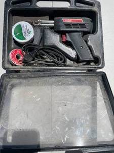 lot 13 image: Weller Universal Soldering Gun Set with Accessories in Case