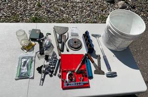 lot 69 image: Assorted Hand Tools and Hardware Lot