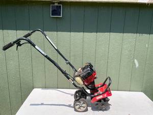 lot 153 image: Gas-Powered Garden Cultivator Tiller