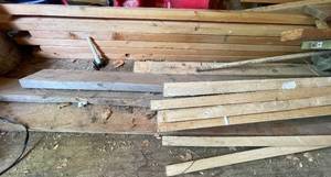 lot 156 image: Assorted Lumber and Wood Panels Lot