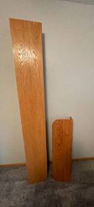 lot 183 image: Lot of Two Wooden Shelving Units