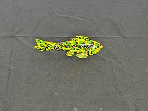 lot 123 image: Hand-Painted Decorative Fishing Decoy 7 Signed & Dated 2009