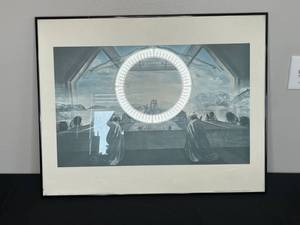 lot 140 image: Framed Print of The Sacrament of the Last Supper by Salvador Dali