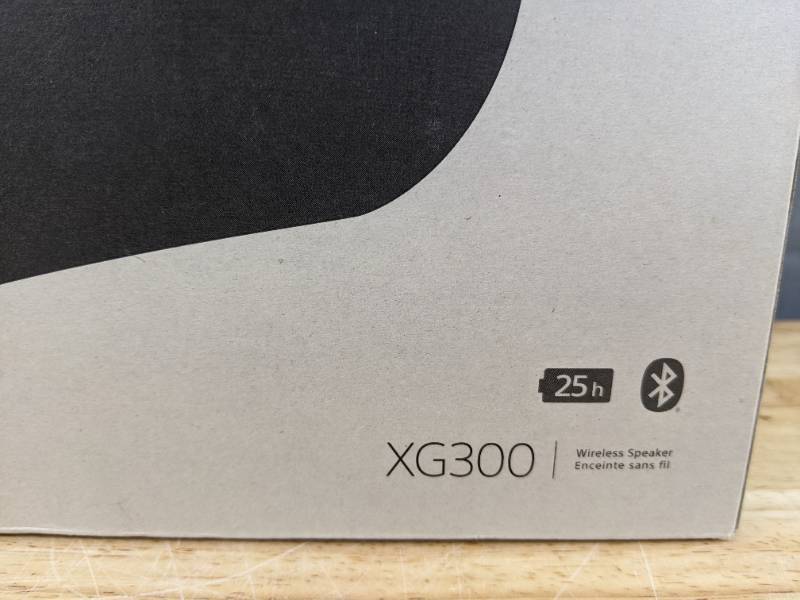 lot 4 image: Brand New Sony SRS-XG300 Wireless Portable Bluetooth Party Speaker IP67 Water-resistant and Dustproof, Black $349 Retail Y