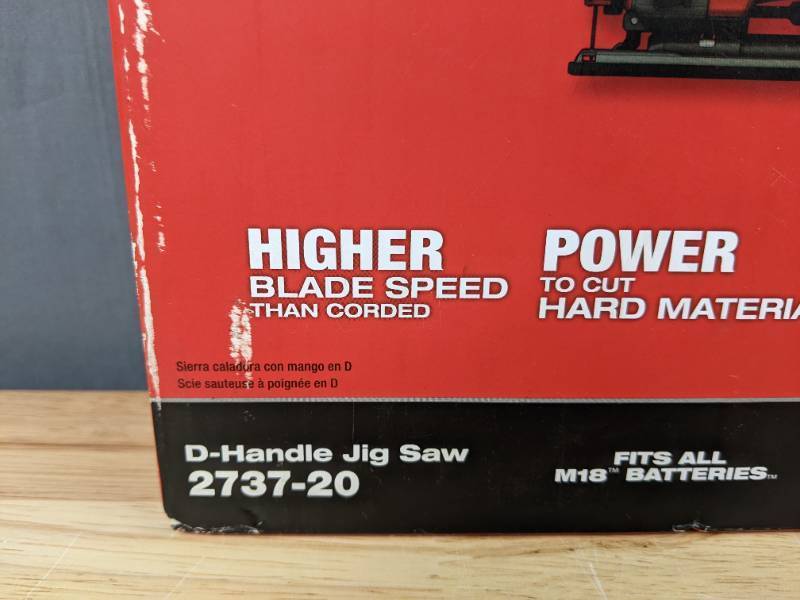 lot 69B image: Brand New Milwaukee M18 FUEL 18V Lithium-Ion Brushless Cordless Jig Saw $199 Retail O
