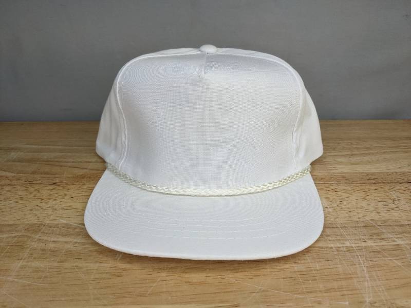 lot 112A image: 24 Brand New White Youth Yupoong Hats OSFM A