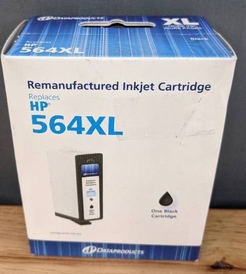 lot 68A image: Brand New Dataproducts Remanufactured Inkjet Cartridges for HP 564XL, (2) Black, (2) Tricolor Y