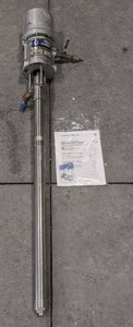 lot 8B image: Graco Severe-Duty UHMWPEPTFE Packed Stainless Steel Pump Model 224348, Series C with Graco 24B229 Air Motor C