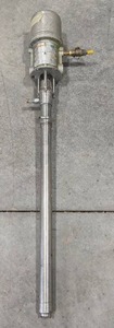 lot 8C image: Graco Severe-Duty UHMWPEPTFE Packed Stainless Steel Pump Model 224348, Series C with Graco 207352 Air Motor C