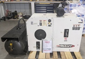 lot 8A image: Boss Engineered Air Systems Bullet G 70 2K Engine Driven Air Compressor Model 021-0339 C