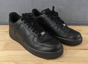 lot 28 image: Mens Nike Air Force 1 (Black) Size 12 L
