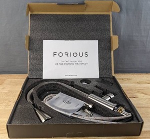 lot 33 image: Brand New FORIOUS Stainless Steel Finish Kitchen Faucet with Pull Down Sprayer B