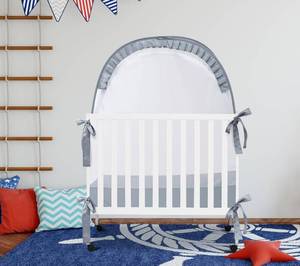 lot 85C image: Grey Crib or Pack and Play Tent B