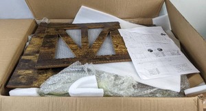 lot 77D image: Wood Look Cat Litter Box Enclosure B