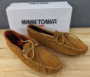 lot 115G image: Minnetonka Moccains Mens Size 12 Brown N