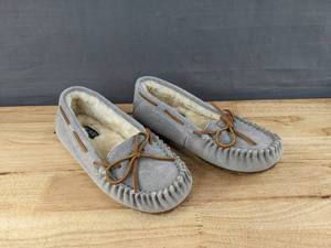 lot 62D image: Brand New Sperry Reina Moccasin Slippers, Womens Size 9M in Gray N