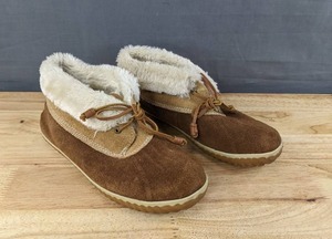 lot 66C image: Sperry Duck Bootie Womens Faux Fur Lined Cold Weather Booties Size 8M Brown N