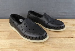 lot 70F image: Brand New Sperry Float Boat Shoes, Mens Size 11 in Black N