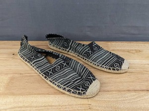 lot 76B image: Minnetonka Pam Espadrille Casual Slip On Shoe Womens Size 11 Black N