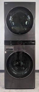 lot 6A image: LG 27 Inch Front Load Gas WashTower with 4.5 cu. ft. Washer, 7.4 cu. ft. Gas Dryer, 10 Wash Options, TurboWash, Steam Cycle and ENERGY STAR Certified G