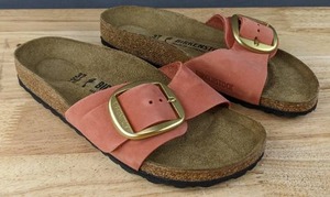 lot 3A image: New Birkenstock Madrid Big Buckle Sandals Womens Size 6.5 $150 Retail L