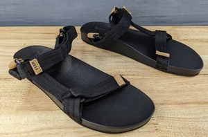 lot 65C image: Brand New Reef Cushion Rem Sport Sandals Womens Size 9 Black $71.00 Retail N