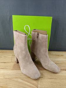lot 69G image: Brand New Sam Edelman Dress Boot Womens Size 10m Tan L