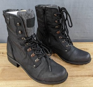 lot 29E image: Brand New Cobb Hill Brunswick Waterproof Boots Womens Size 11 Black $234.00 Retail L