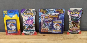 lot 57E image: Brand New Pokemon Trading Card Game Packs Temporal Forces, Paldea Evolved, Silver Tempest and Promo Blister I