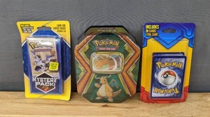 lot 47E image: Brand New Pokemon Trading Card Game Packs Fossil Pokemon Mystery Pack, Pokemon Champions Gengar Collectible Tin Set Snorlax and More I