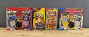 lot 73E image: Brand New Pokemon Trading Card Game Packs Pawmot Check Land Blister Pack, TornadusThundrusLandorus Cards, Sword and Shield Silver Tempest Booster Packs and More I