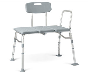 lot 83 image: New Guardian Medline Transfer Bench for Bathtubs and Showers $69.99 Retail B