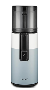 lot 1 image: Brand New Hurom H400 Easy Clean Slow Juicer, Two Tone Blue  Hands Free  Hopper Fits Whole Produce  Quiet Motor  Scrub Free Cleaning  BPA Free  Easy Assembly  Cold Press Masticating Juicer $699 Retail B