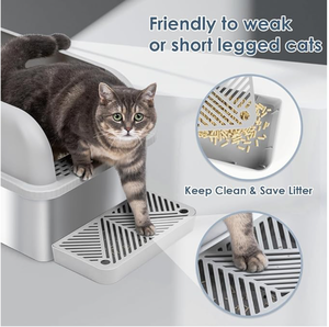 lot 29 image: Brand New Suzzipaws Stainless Steel Cat Litterbox B