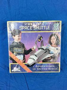 lot 49 image: New Create a Space Shuttle Book and Kit for Kids