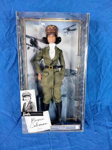 lot 75 image: New Mattel Bessie Coleman Barbie