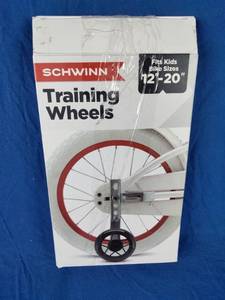 lot 77 image: Schwinn Training Wheels for 12 to 20 Bikes