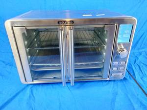 lot 91 image: Stainless Steel Gourmia Air Fryer Oven