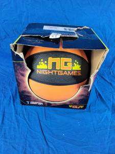 lot 168 image: New NG Nightgames LED Light-Up Basketball in Regulation Size and Weight